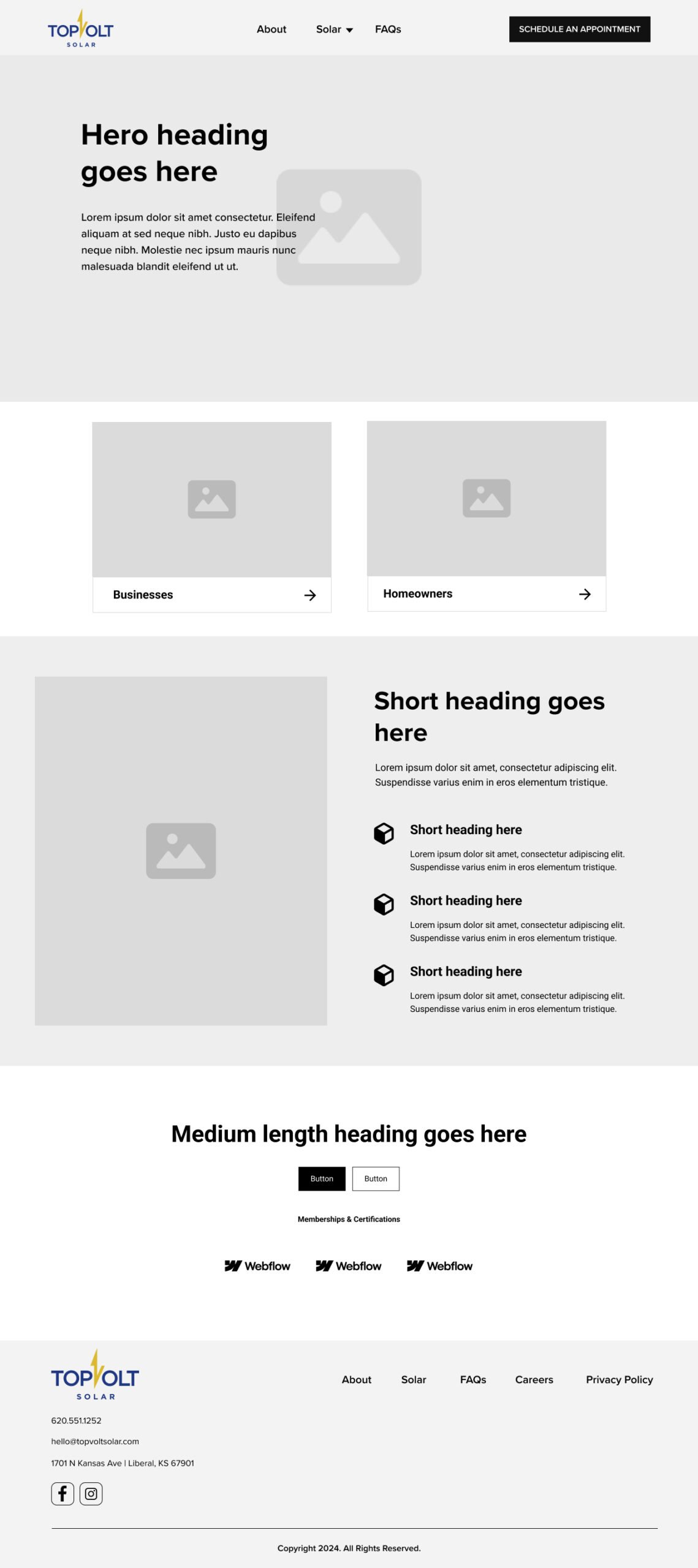 WIREFRAME – Homepage